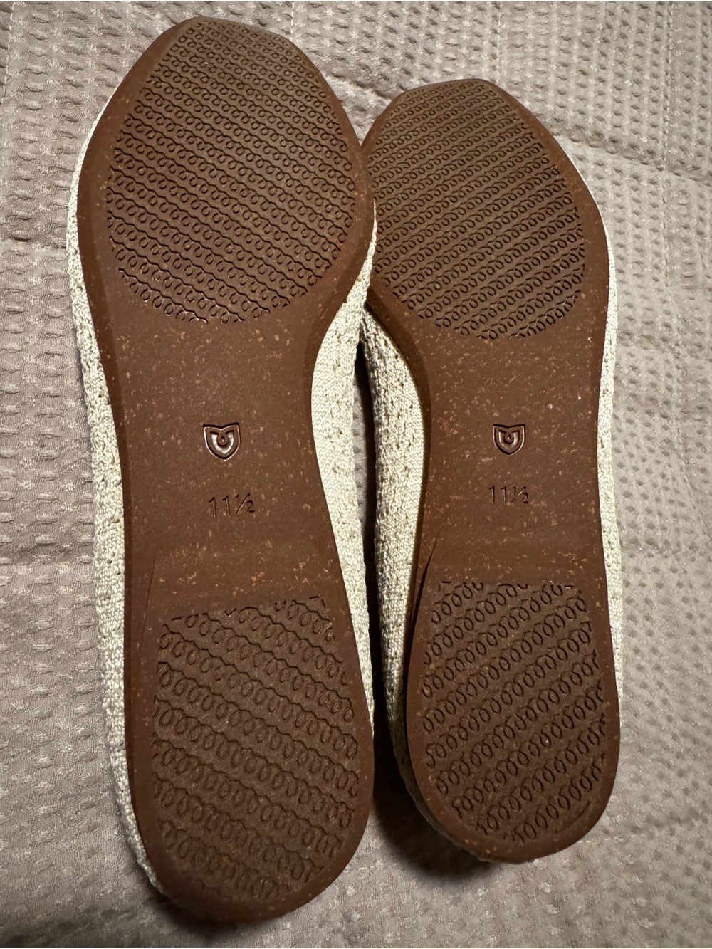 Rothy's The Max Square Ballet Flat — Cream Knit - Picture 4 of 4